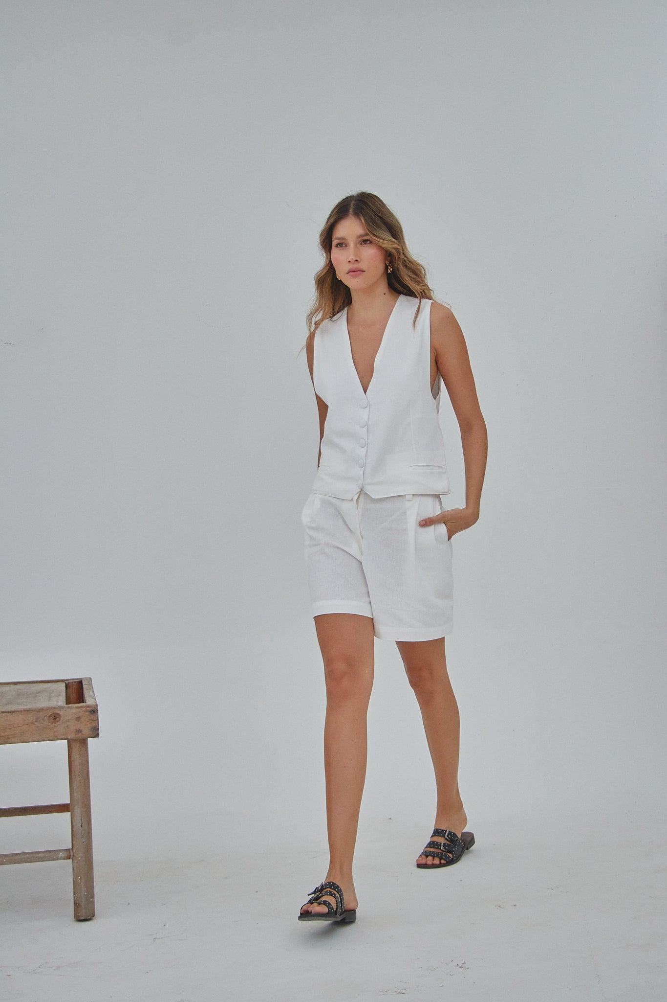 Chaleco Eva - Blanco