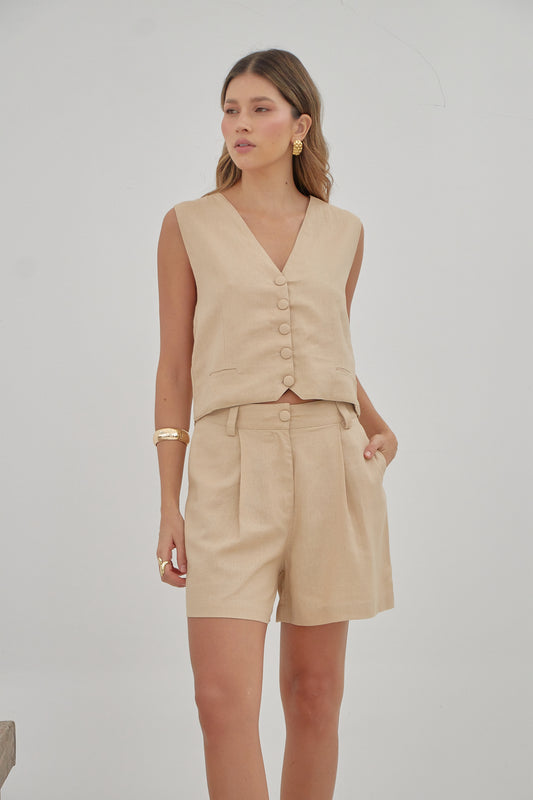 Chaleco Eva - Beige
