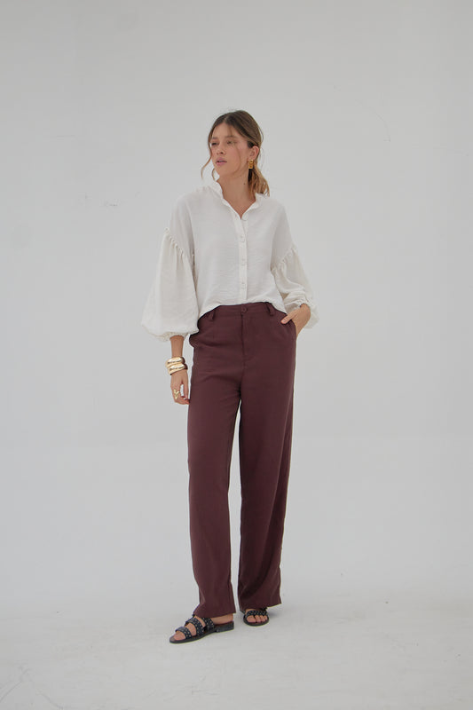 Pantalón Julia - Café