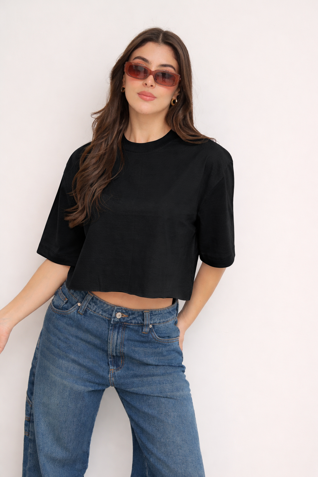 Camiseta Corta Negra