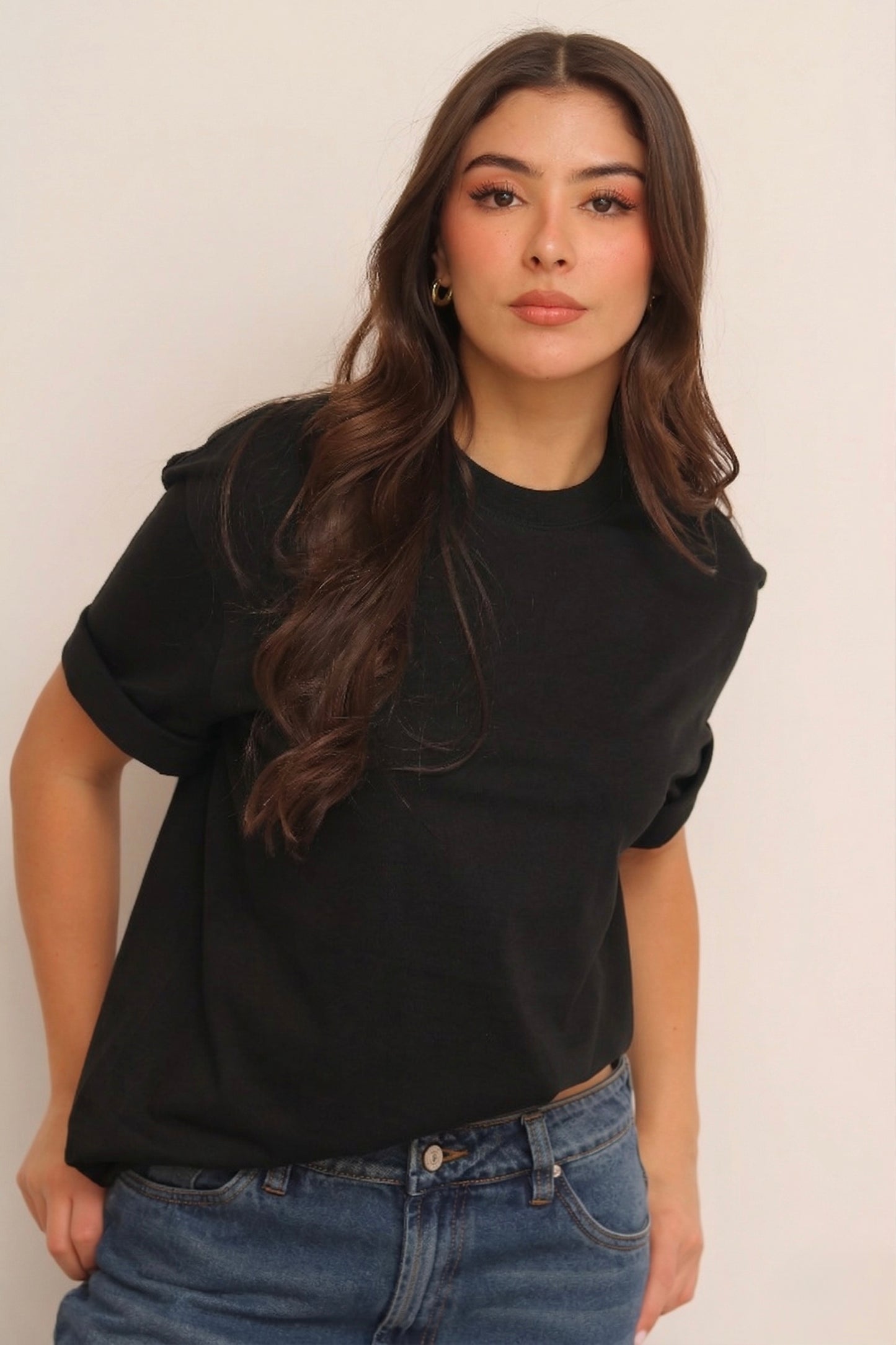 Camiseta Oversized Negra