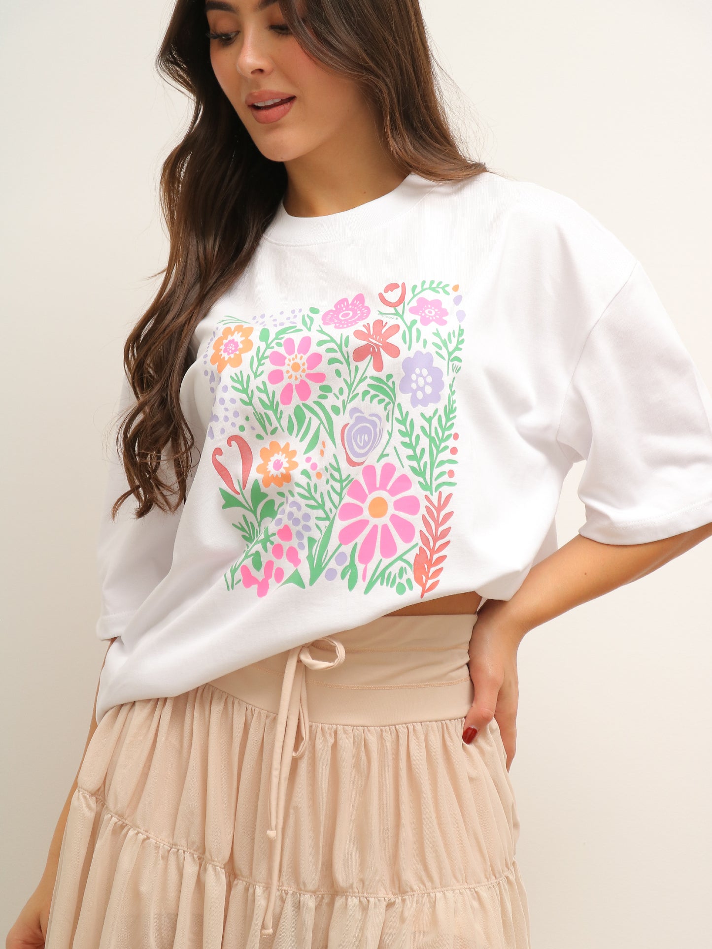 Camiseta Oversized Estampada