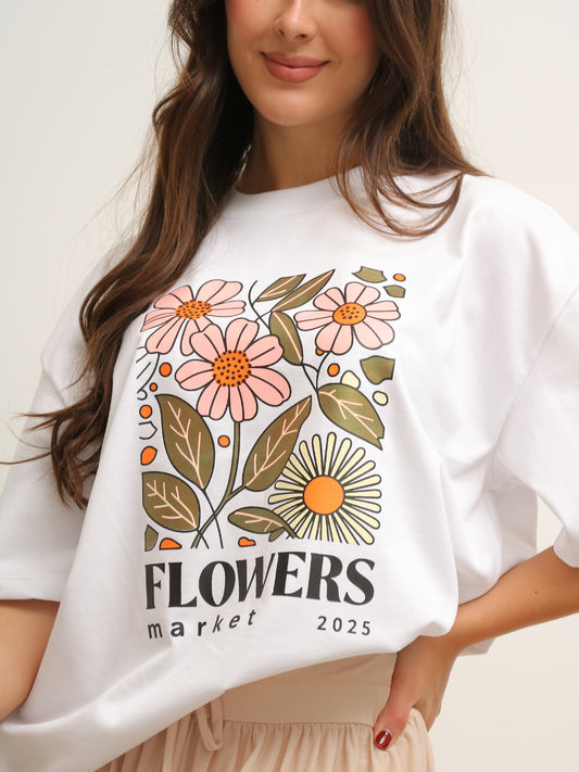 Camiseta Oversized Estampada
