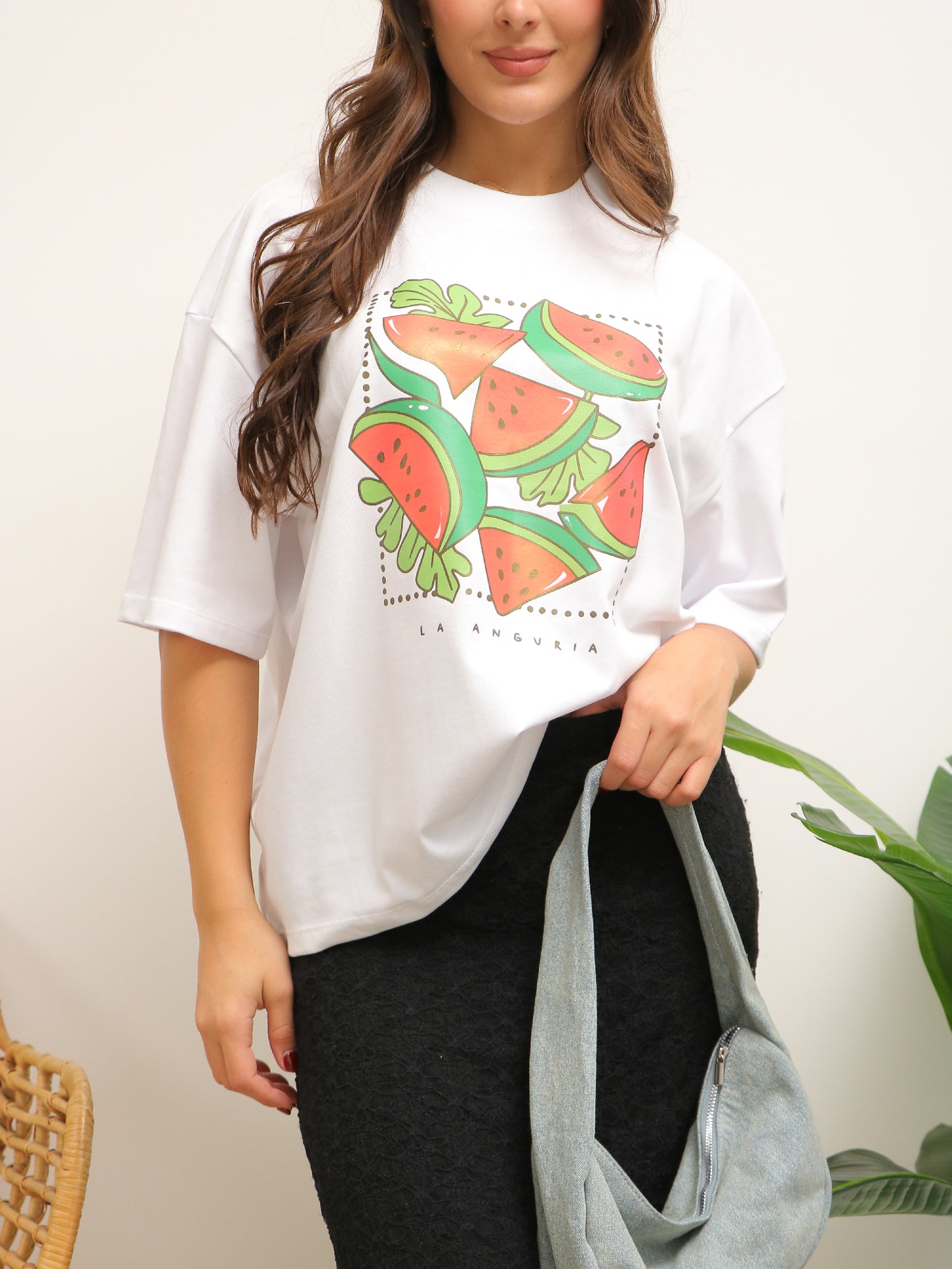 Camiseta Oversized Estampada