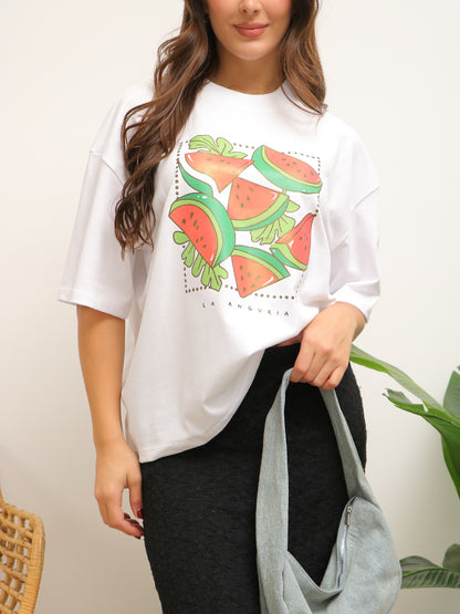 Camiseta Oversized Estampada