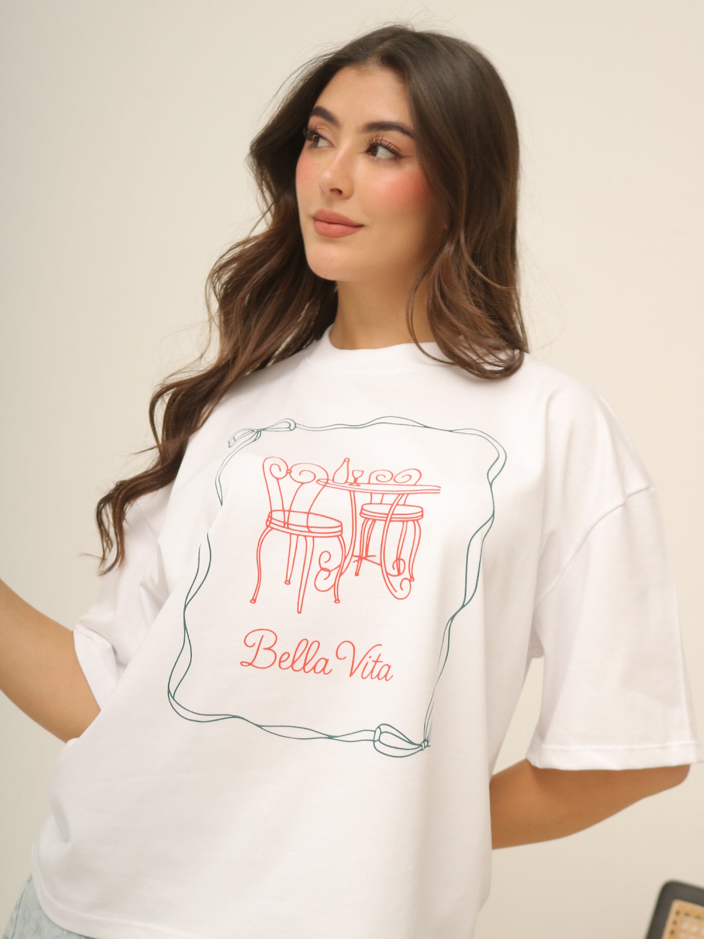 Camiseta Oversized Estampado