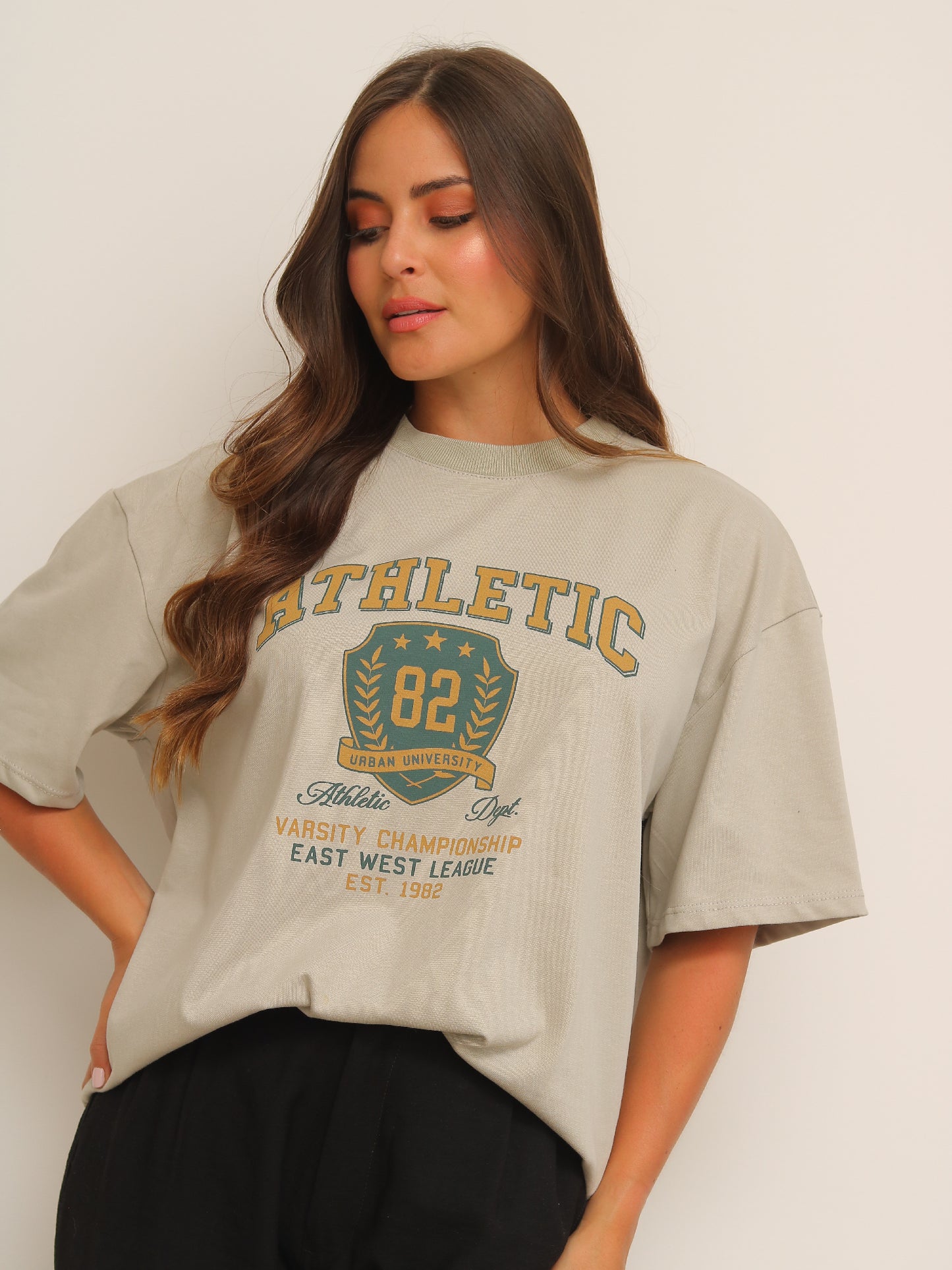 Camiseta Oversized Estampada