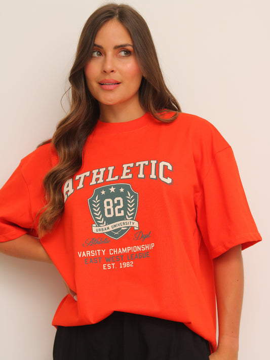 Camiseta Oversized Estampada