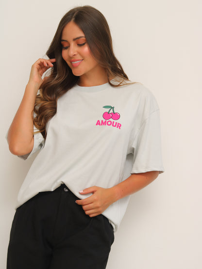 Camiseta Oversized Estampada