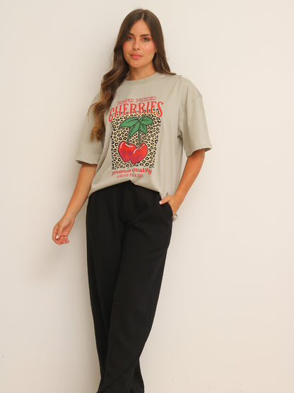 Camiseta Oversized Estampada