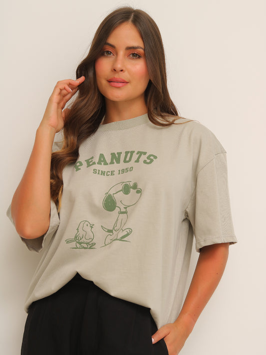 Camiseta Oversized Estampada