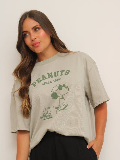 Camiseta Oversized Estampada