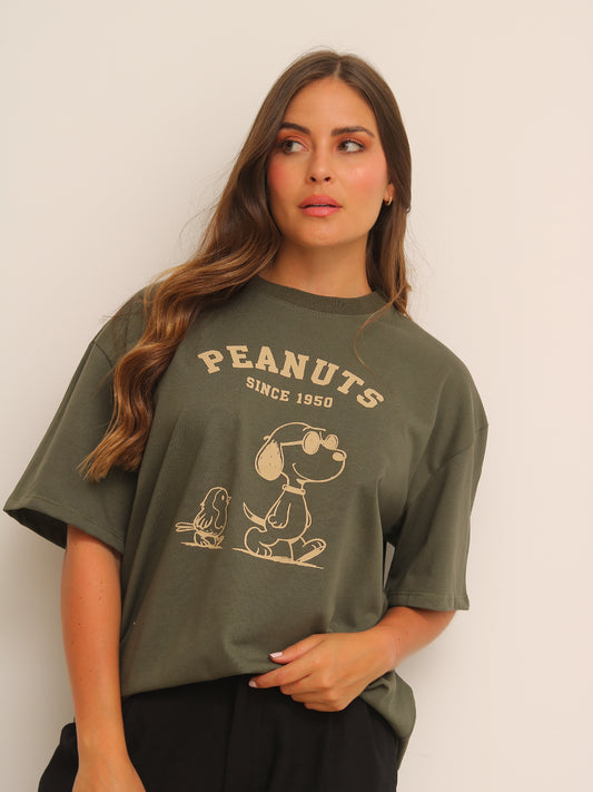 Camiseta Oversized Estampada