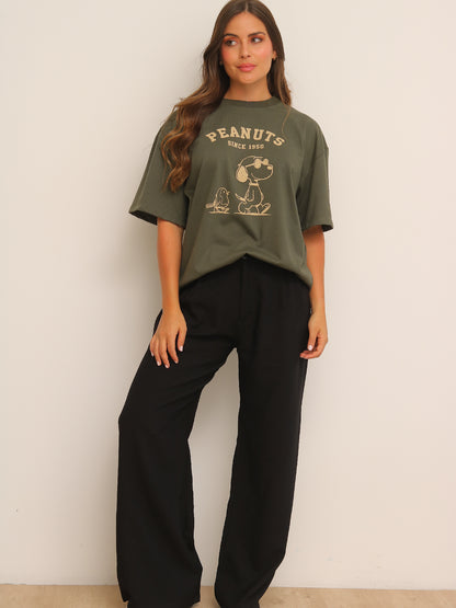 Camiseta Oversized Estampada