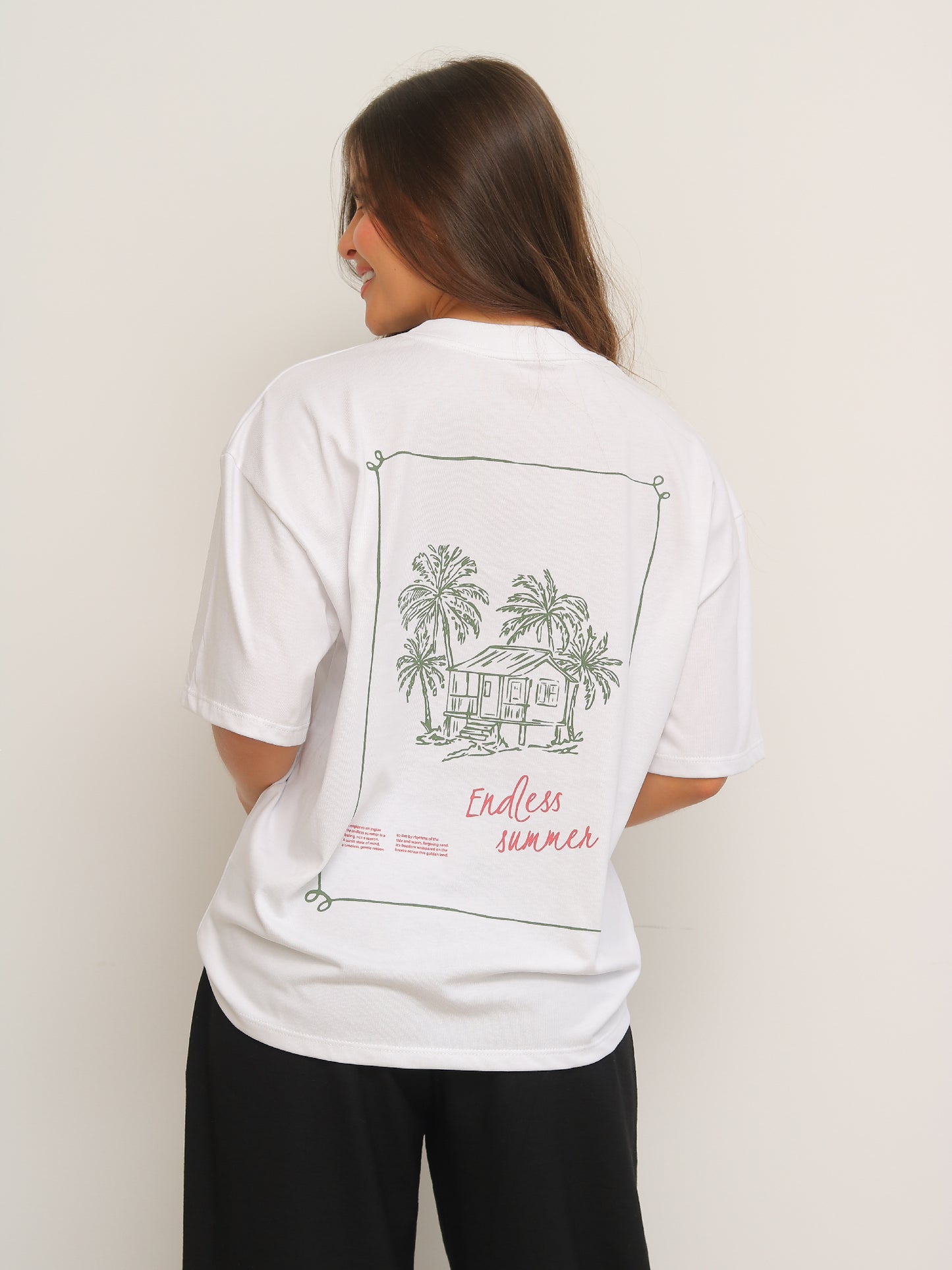Camiseta Oversized Estampada