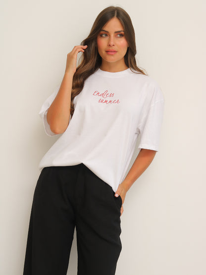 Camiseta Oversized Estampada