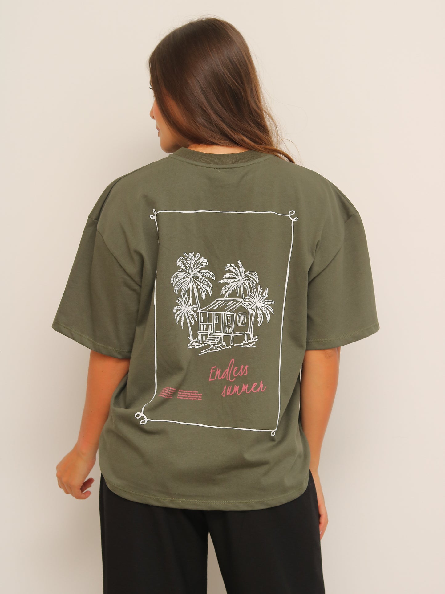 Camiseta Oversized Estampada
