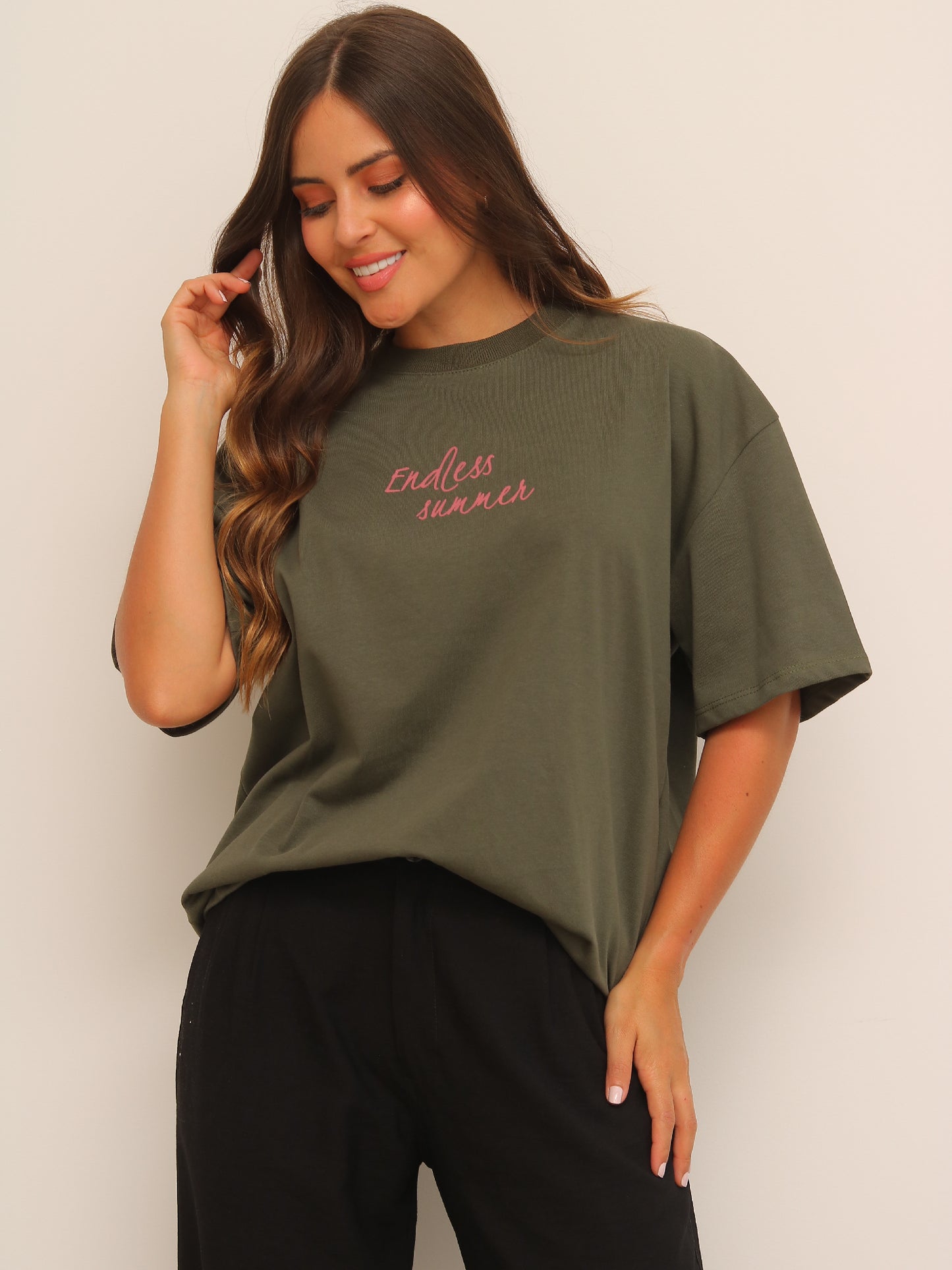 Camiseta Oversized Estampada