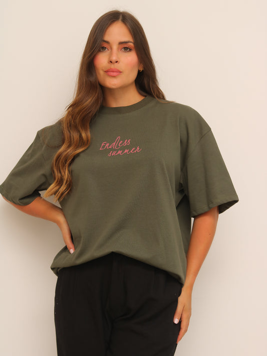 Camiseta Oversized Estampada