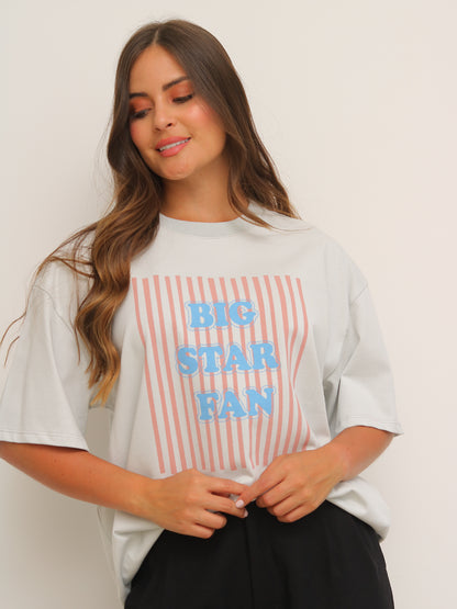 Camiseta Oversized Estampada