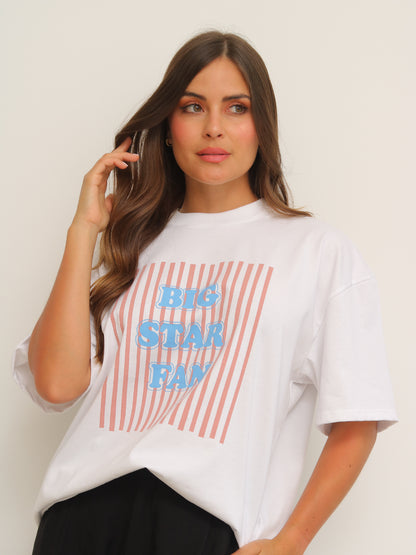 Camiseta Oversized Estampada