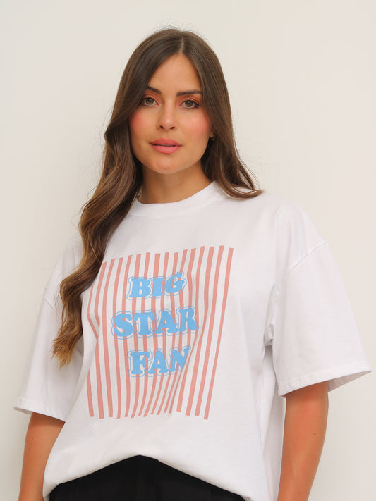 Camiseta Oversized Estampada