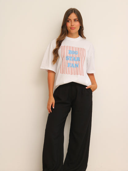 Camiseta Oversized Estampada