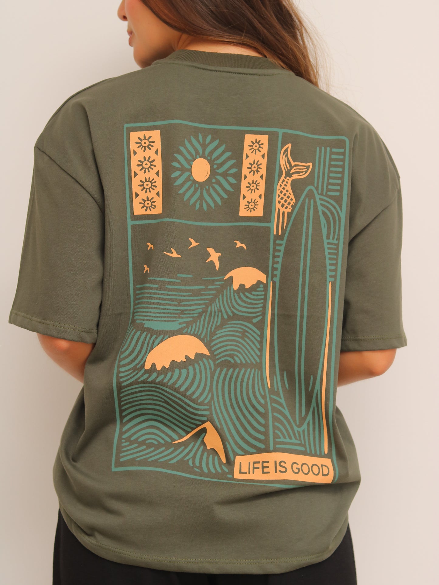 Camiseta Oversized Estampada