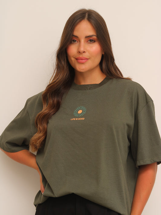 Camiseta Oversized Estampada
