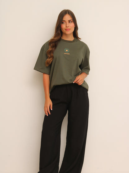 Camiseta Oversized Estampada