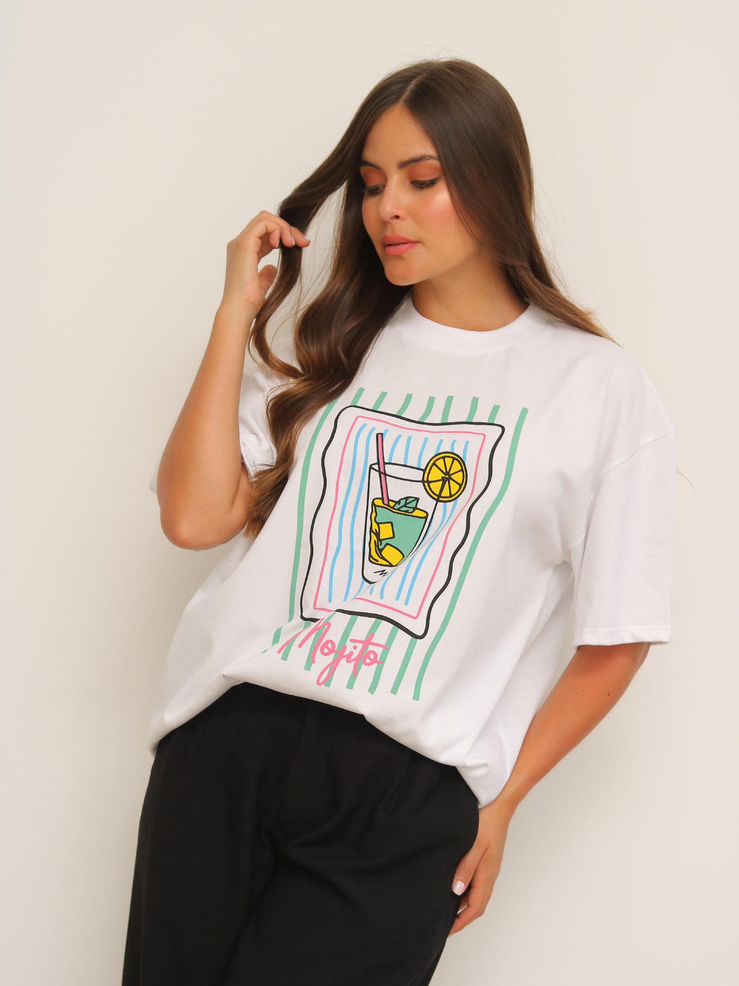 Camiseta Oversized Estampada