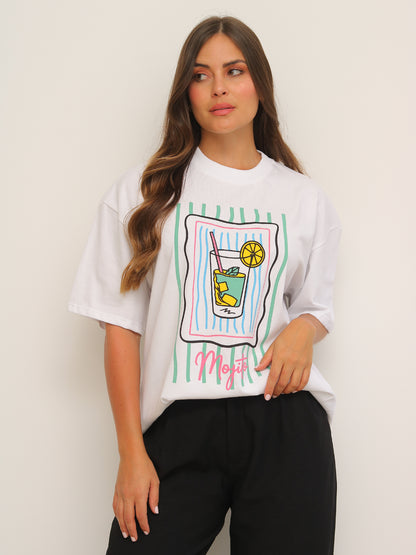 Camiseta Oversized Estampada
