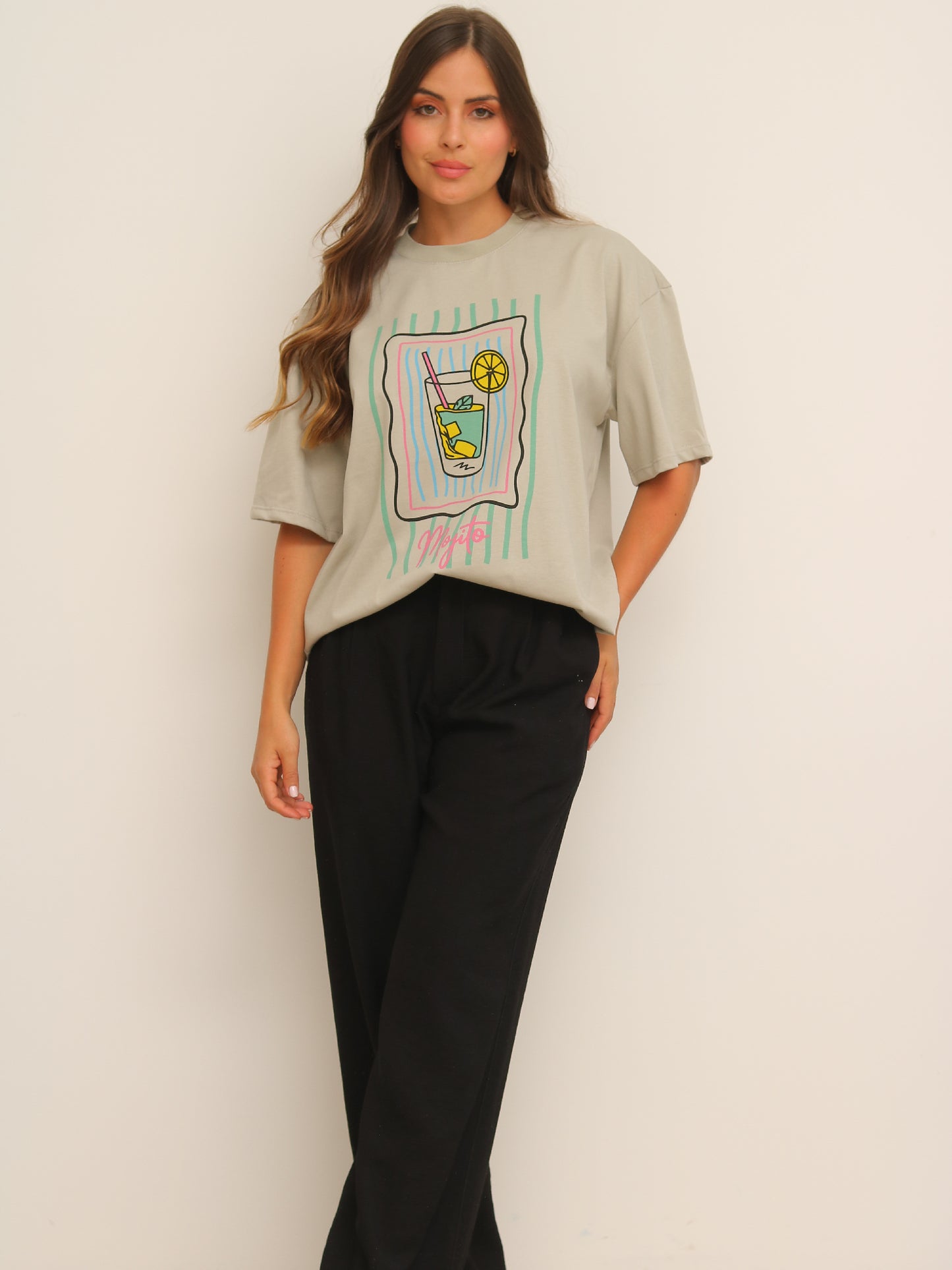 Camiseta Oversized Estampada