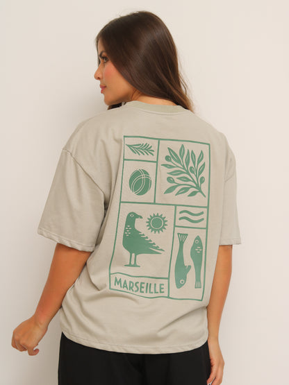 Camiseta Oversized Estampada