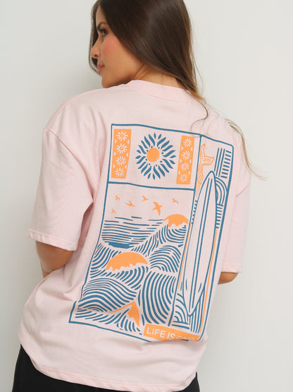 Camiseta Oversized Estampada