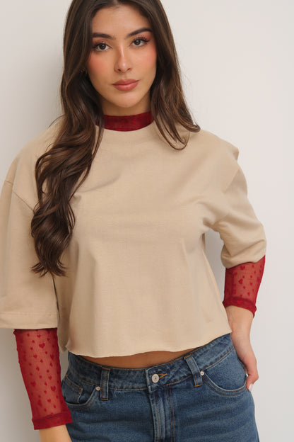 Camiseta Corta Arena
