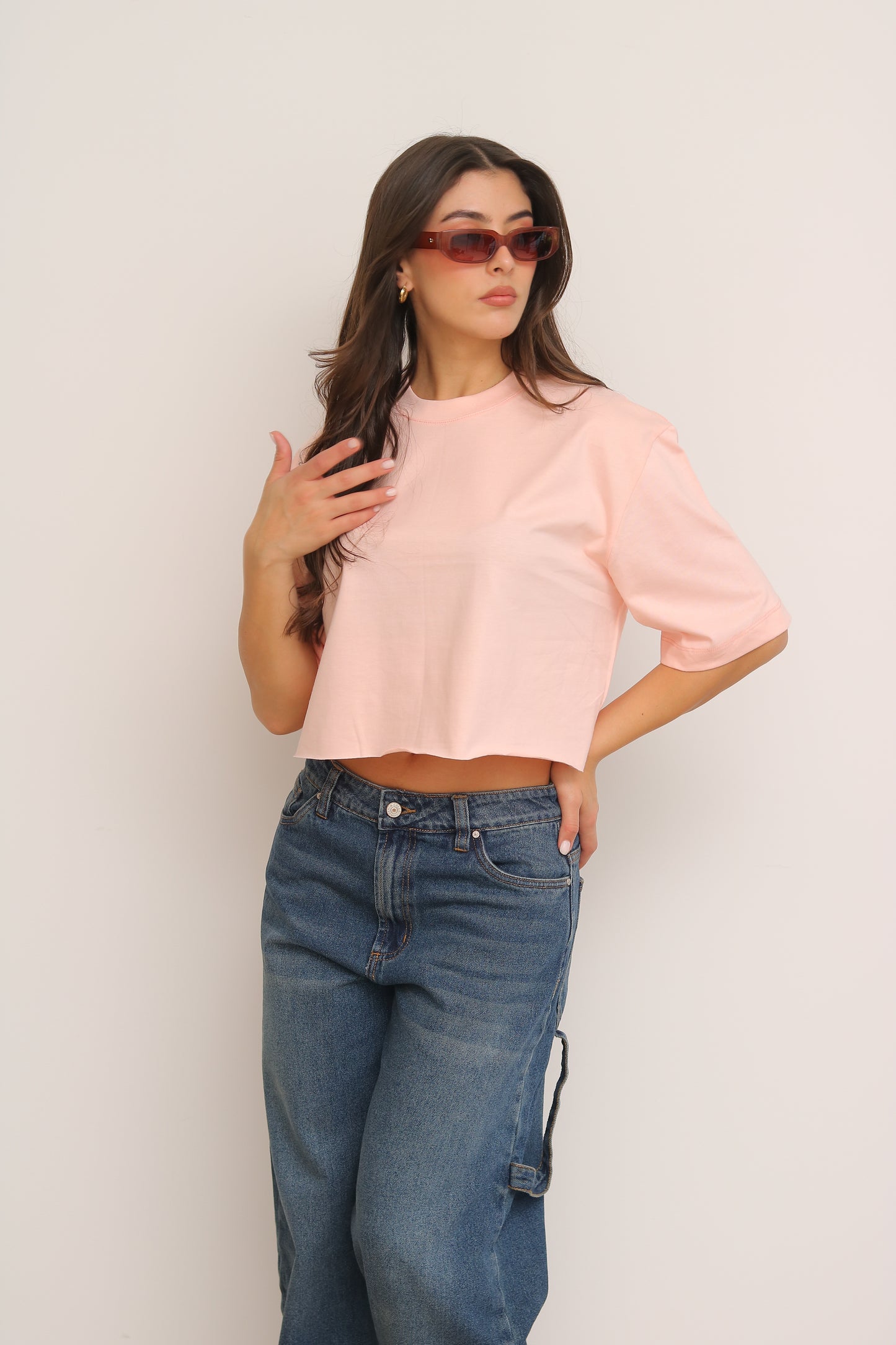 Camiseta Corta Rosada
