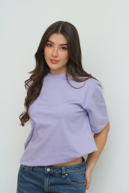 Camiseta Oversized Lila