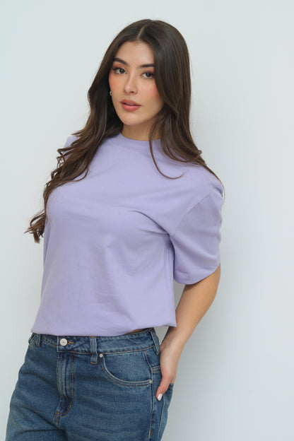 Camiseta Oversized Lila