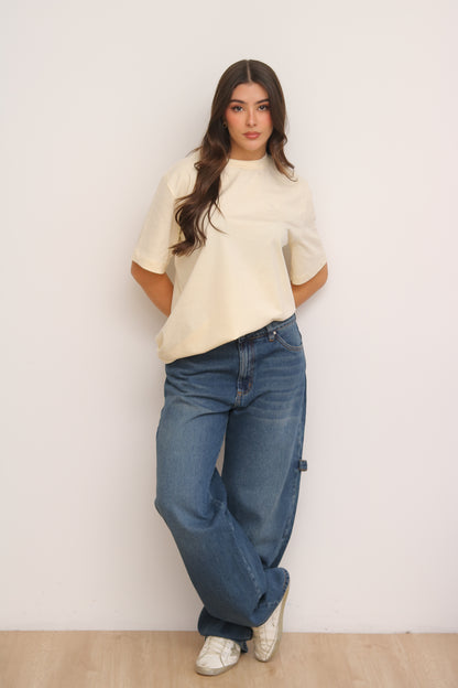 Camiseta Oversized Vainilla