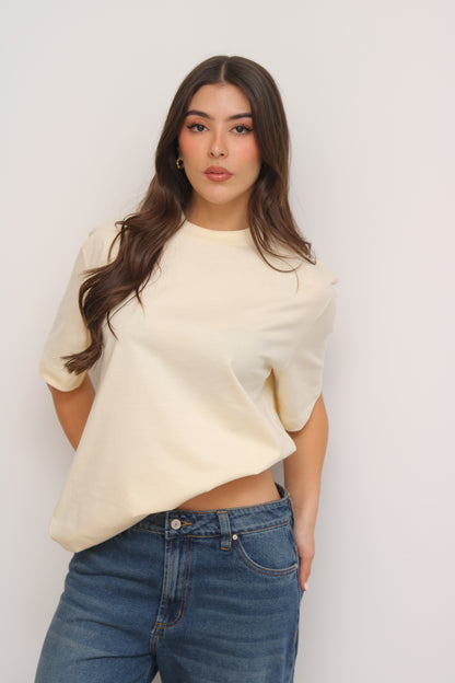 Camiseta Oversized Vainilla