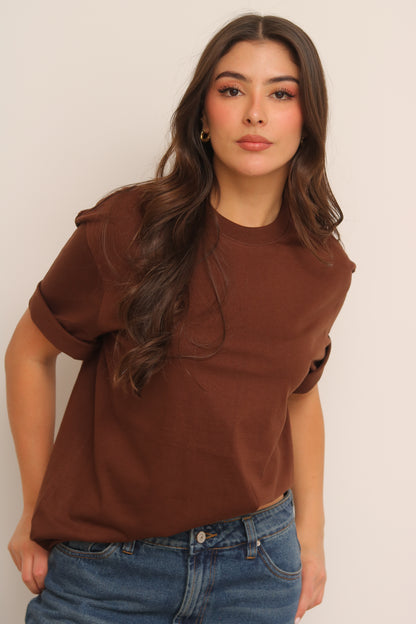 Camiseta Oversized Chocolate