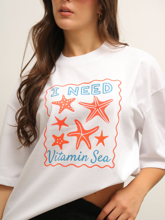 Camiseta Oversized Estampada